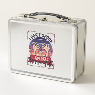 Don Spook Sparkle Zombie Hands Halloween Blood_1 Metal Lunch Box