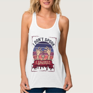 Don Spook Sparkle Zombie Hands Halloween Blood_1 Singlet