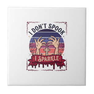 Don Spook Sparkle Zombie Hands Halloween Blood_1 Tile
