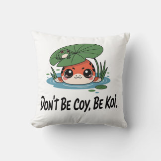 Don’t Be Coy, Be Koi – Cute Chibi Koi Fish Cushion
