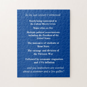 Don’t be so afraid to support Joe Biden Jigsaw Puzzle