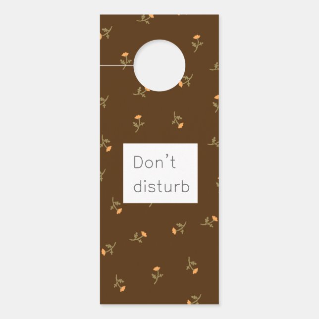Don’t disturb door hanger (Front)