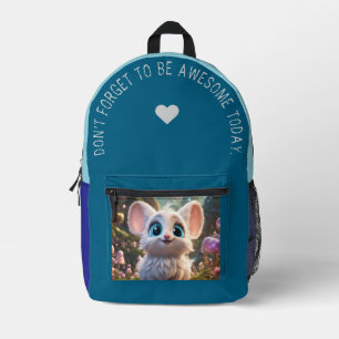 Don’t Forget To… Printed Backpack