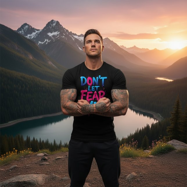 Don’t Let Fear Win Graffiti  Tri-Blend Shirt (Creator Uploaded)