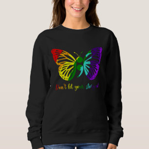Don t Let Your Story End Semicolon Butterfly Menta Sweatshirt