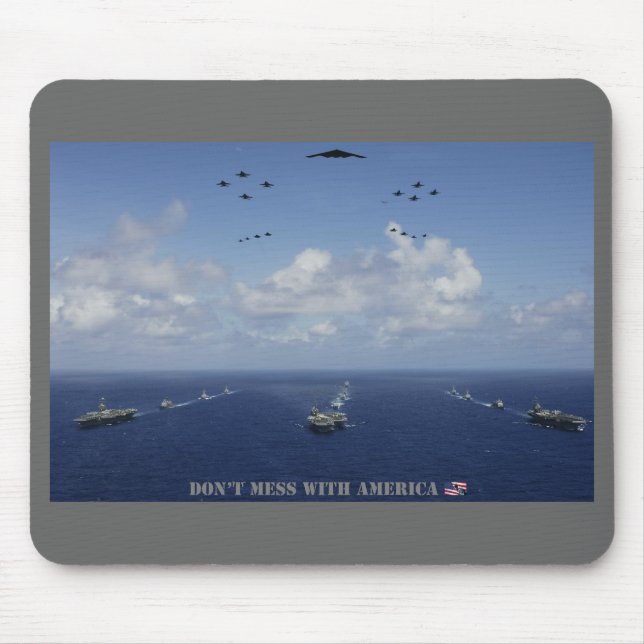 DON’T MESS WITH AMERICA Mousepad (Front)