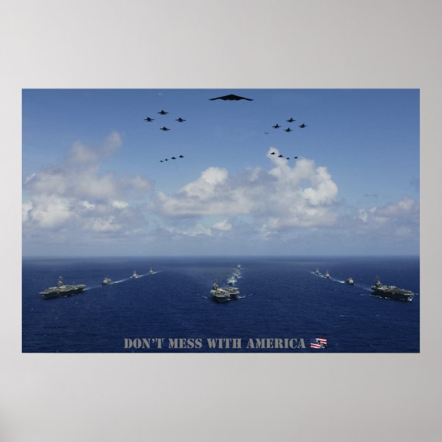 DON’T MESS WITH AMERICA Poster (Front)