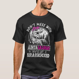 Don t Mess With Auntasaurus You ll Get Jurasskicke T-Shirt