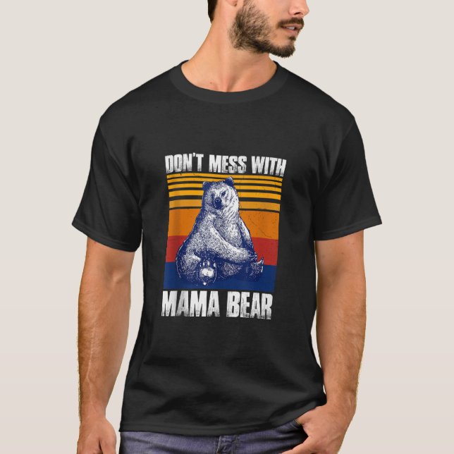 Don t Mess With Mama Bear Funny Mama Bear Tank Top (Front)