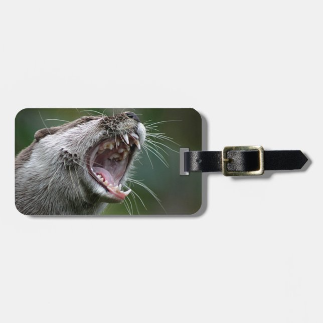 Don`t Mess With The Otter Luggage Tag (Front Horizontal)