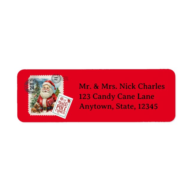 Don’t Open Until Christmas Address Labels (Front)