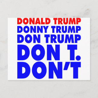 Don T Postcard