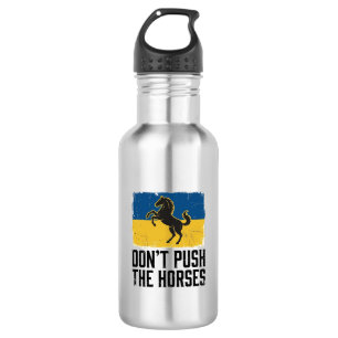 Don’t Push The Horses Vintage Horse 532 Ml Water Bottle