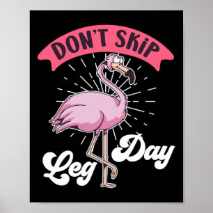 Don T Skip The Leg Day Fitness Weight Training Bod Poster