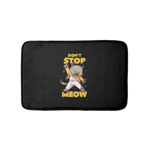 Don’t Stop Meow Cute Freddie Cat Bath Mat