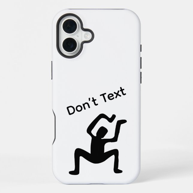 Don’t Text iPhone Case (Back)