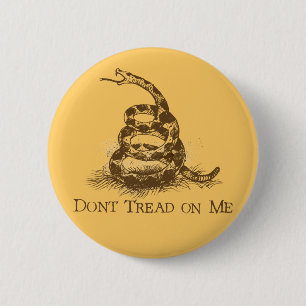 Don’t Tread on Me 6 Cm Round Badge