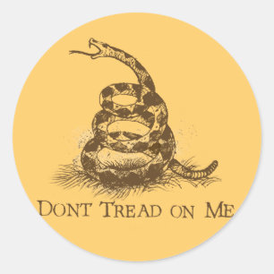 Don’t Tread on Me Classic Round Sticker