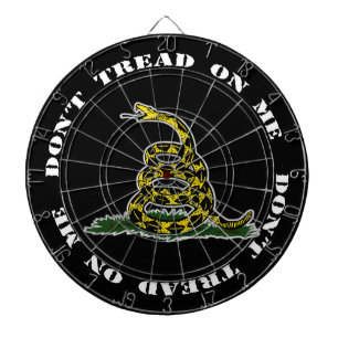 Don’t Tread On Me Dart Board (Black)