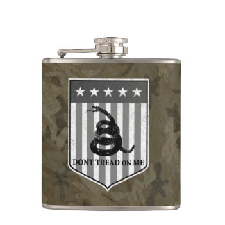 Don’t Tread on Me Hip Flask