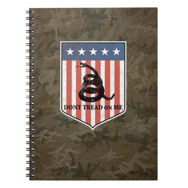 Don’t Tread on Me Spiral Notebook (Front)