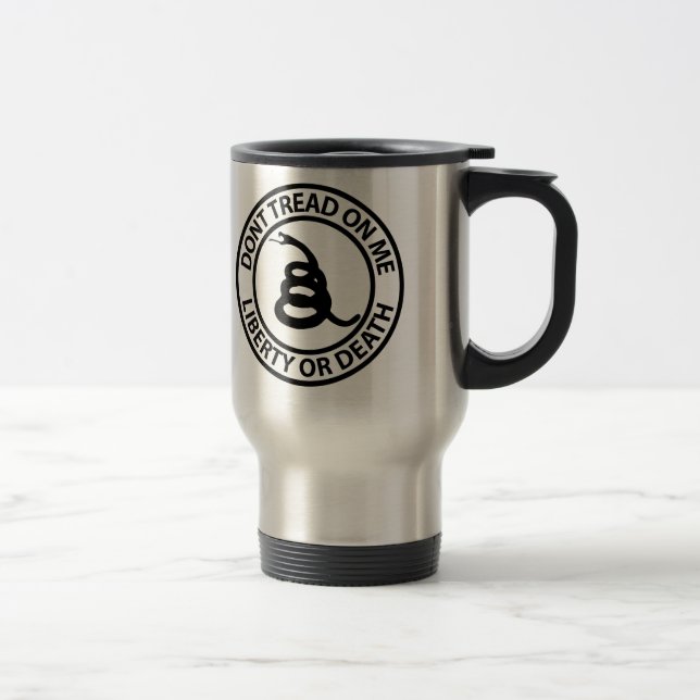 Don’t Tread on Me Travel Mug (Right)