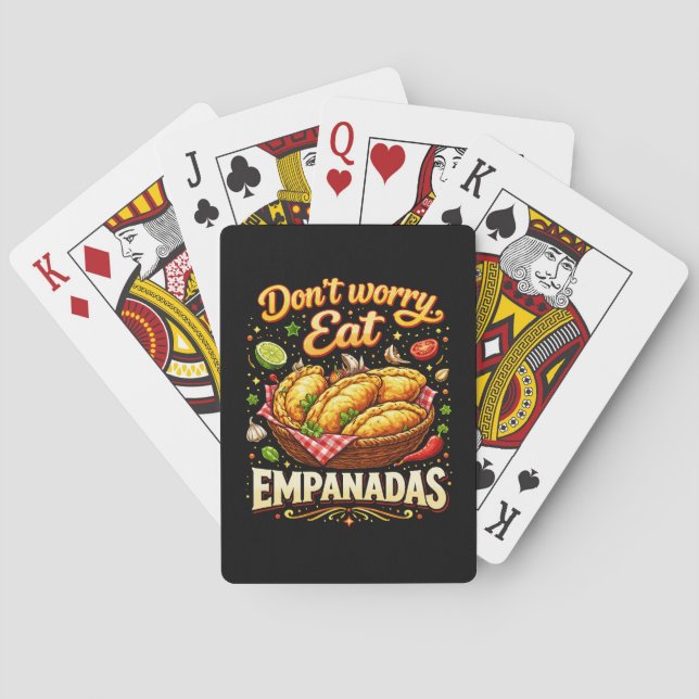 Don’t Worry, Eat Empanadas Playing Cards (Back)