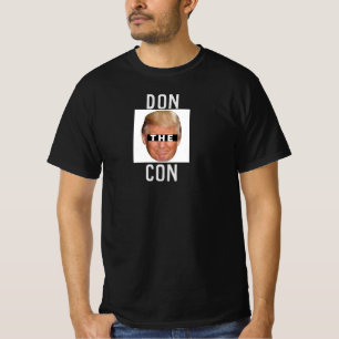 "DON THE CON" B/W "DON THE CON FOR PRISON 2020" T-Shirt