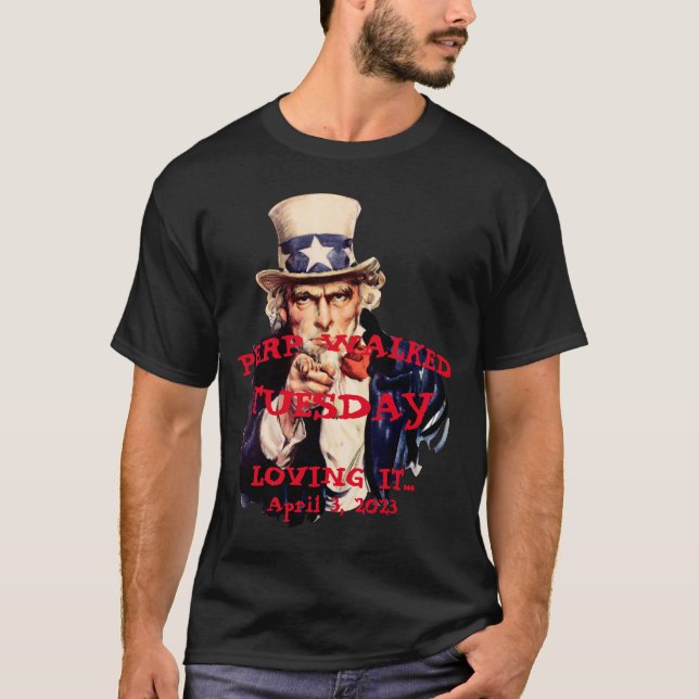 Don the Con Trump T Shirt Perp Walked (Front)