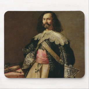 Don Tiburcio de Redin y Cruzat (oil on canvas) Mouse Pad