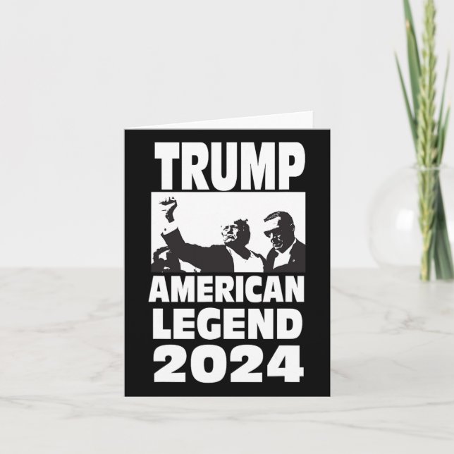 Don Trump 2024 Bulletproof Never Surrender Legend  Card (Front)