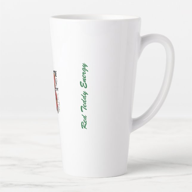 Don Vitone – Red Teddy King Vitotone Bear – Red El Latte Mug (Right)