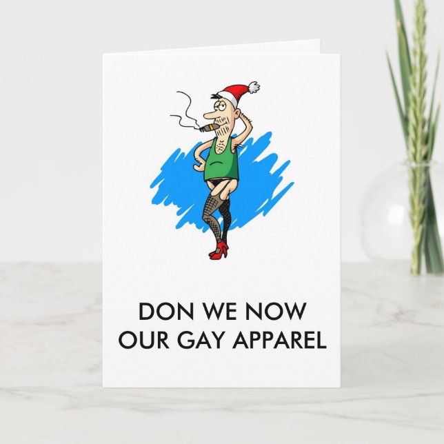 Don We Now Our Gay Apparel Holiday Card (Front)