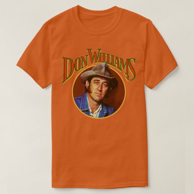 Don Williams Classic Country Icon Tribute T-Shirt (Design Front)