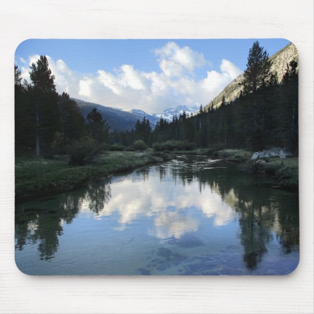 Donahue Pass from Lyell Fork - John Muir Trail Mouse Pad (Front)