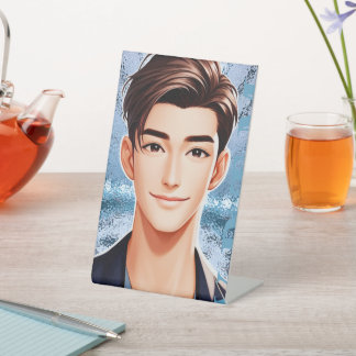 Donald . Animated Character Design Pedestal Sign