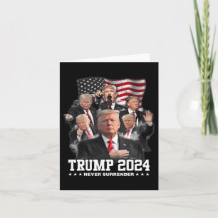 Donald J Trump 2024 Never Surrender 1 Card