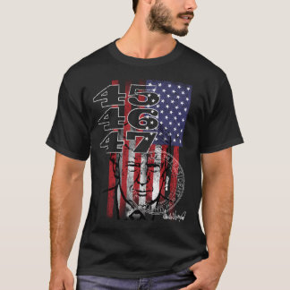 Donald J Trump President 45 46 47 T-Shirt