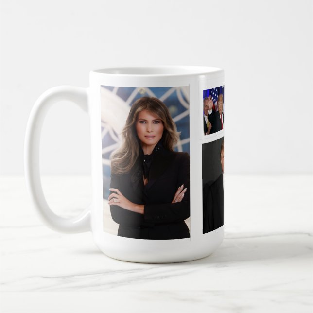 DONALD & MELANIA TRUMP- COFFEE MUG (Left)