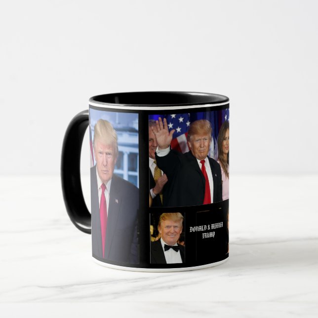 DONALD & MELANIA TRUMP- MUG (Front Left)