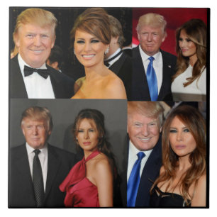 DONALD & MELANIA TRUMP TILE