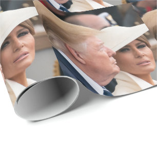 Donald & Melania Trump Wrapping Paper