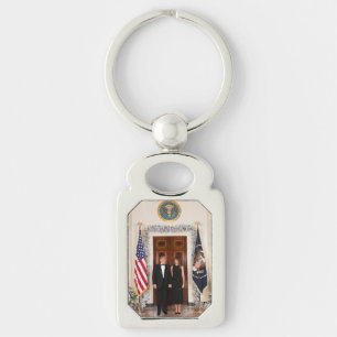 Donald & Melania Trump's Christmas White House Key Ring