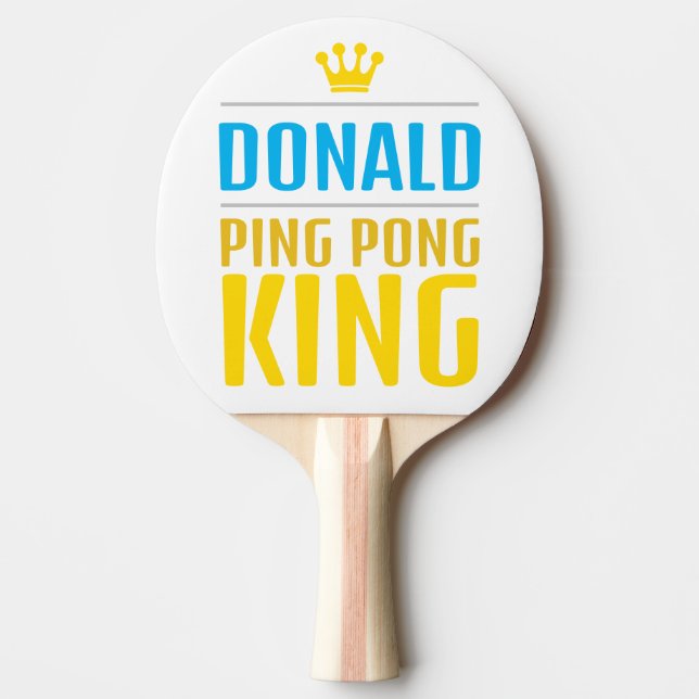 Donald Ping Pong Paddle (Front)