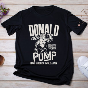 Donald Pump 2024: Make America Swole Again T-Shirt