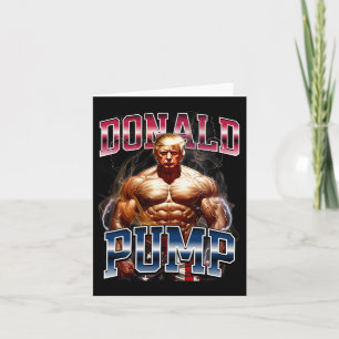 Donald Pump Meme Funny  Card
