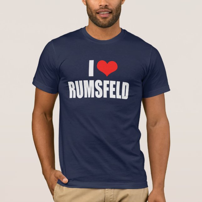 DONALD RUMSFELD Election Gear T-Shirt (Front)
