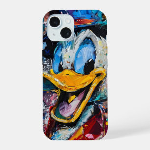 Donald the Duck colourful iPhone 15 case