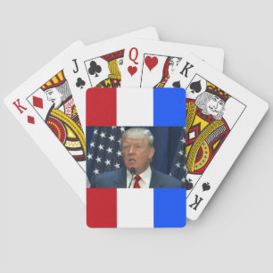Donald Trummp on a Playing Card Deck