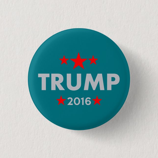 Donald Trump 2016 3 Cm Round Badge (Front)